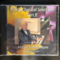 Mostly Classical Selections Pt. 2 CD by Alicia Johansson album artwork