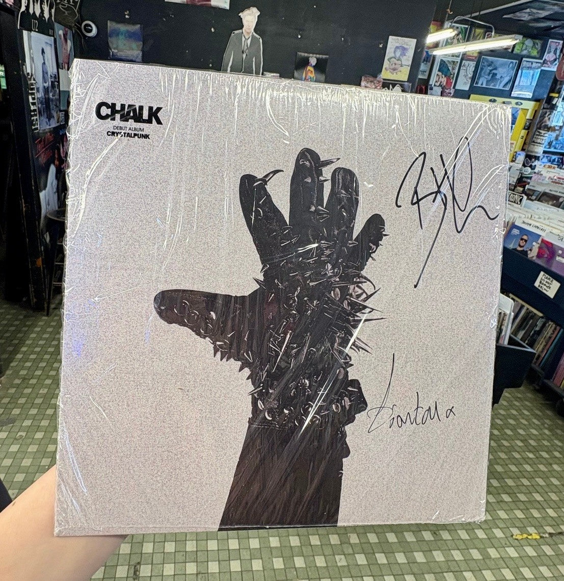 Crystalpunk LP by Chalk album artwork