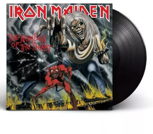 The Number of the Beast LP by Iron Maiden album artwork