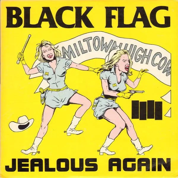 Jealous Again LP by Black Flag album artwork