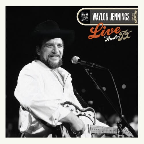 Live From Austin, TX LP by Waylon Jennings album artwork