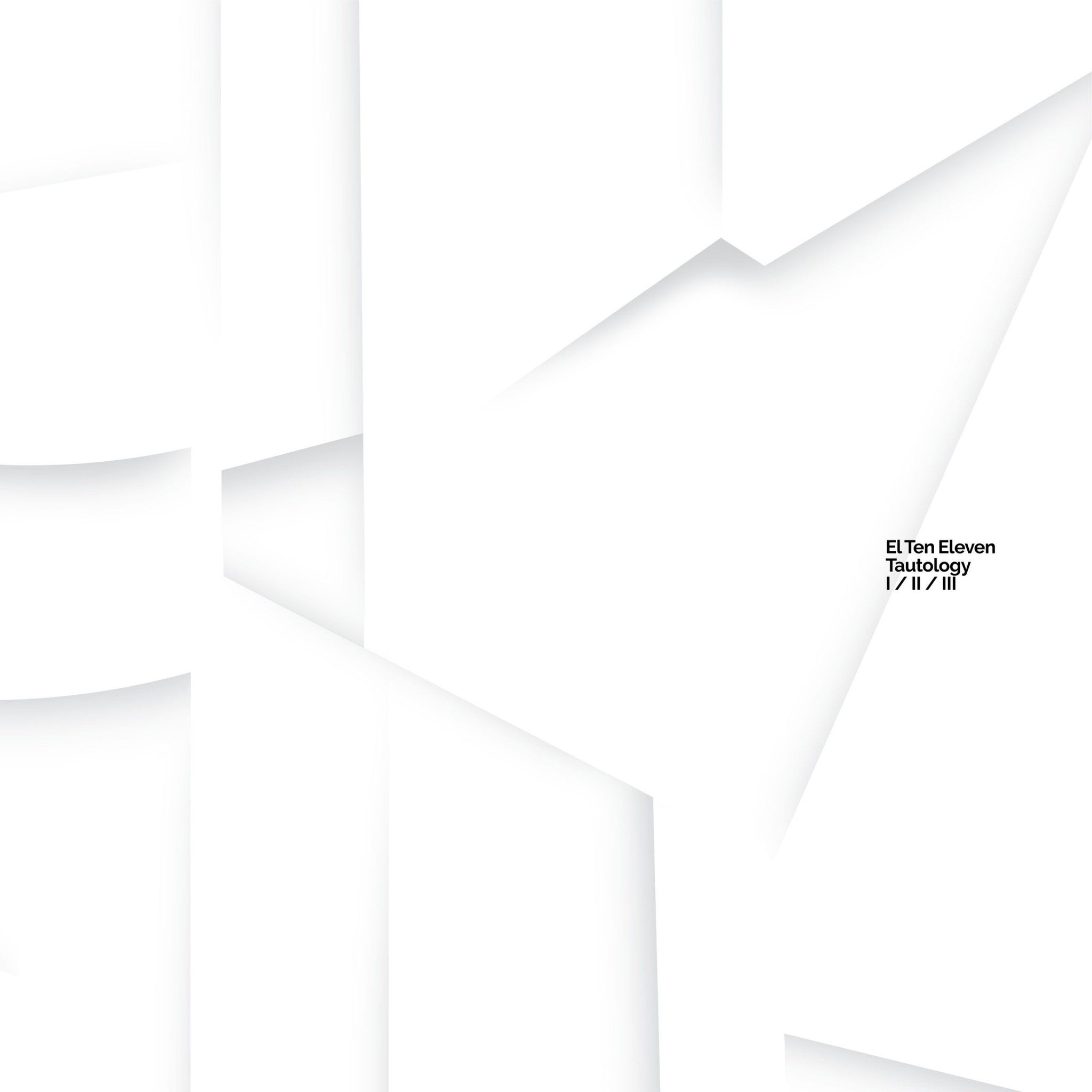 Tautology 3LP by El Ten Eleven album artwork
