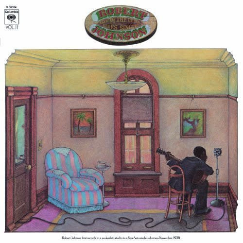King of the Delta Blues Singers LP by Robert Johnson album artwork