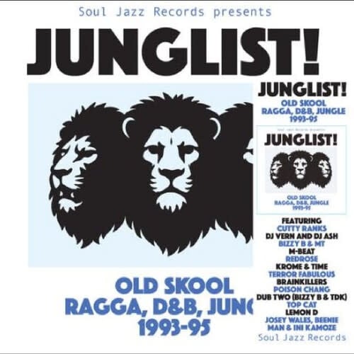 Junglist! Old Skool Ragga, D&B, Jungle LP by Various Artists album artwork