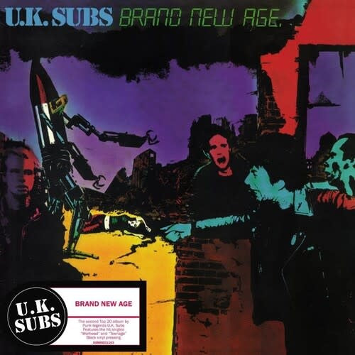 Brand New Age LP by UK Subs album artwork