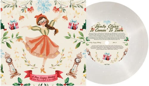 Very Laufey Holiday: Santa Claus Is Comin' To... 7" by Laufey album artwork