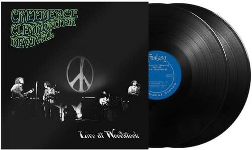 Live at Woodstock 2LP by Creedence Clearwater Revival album artwork