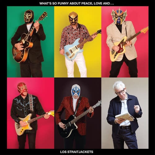 What's So Funny About Peace, Love ... LP by Los Straitjackets album artwork