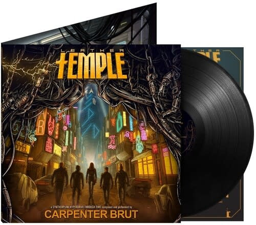 Leather Temple LP by Carpenter Brut album artwork