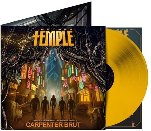 Leather Temple LP by Carpenter Brut album artwork