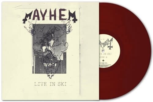 Live in Ski LP by Mayhem album artwork