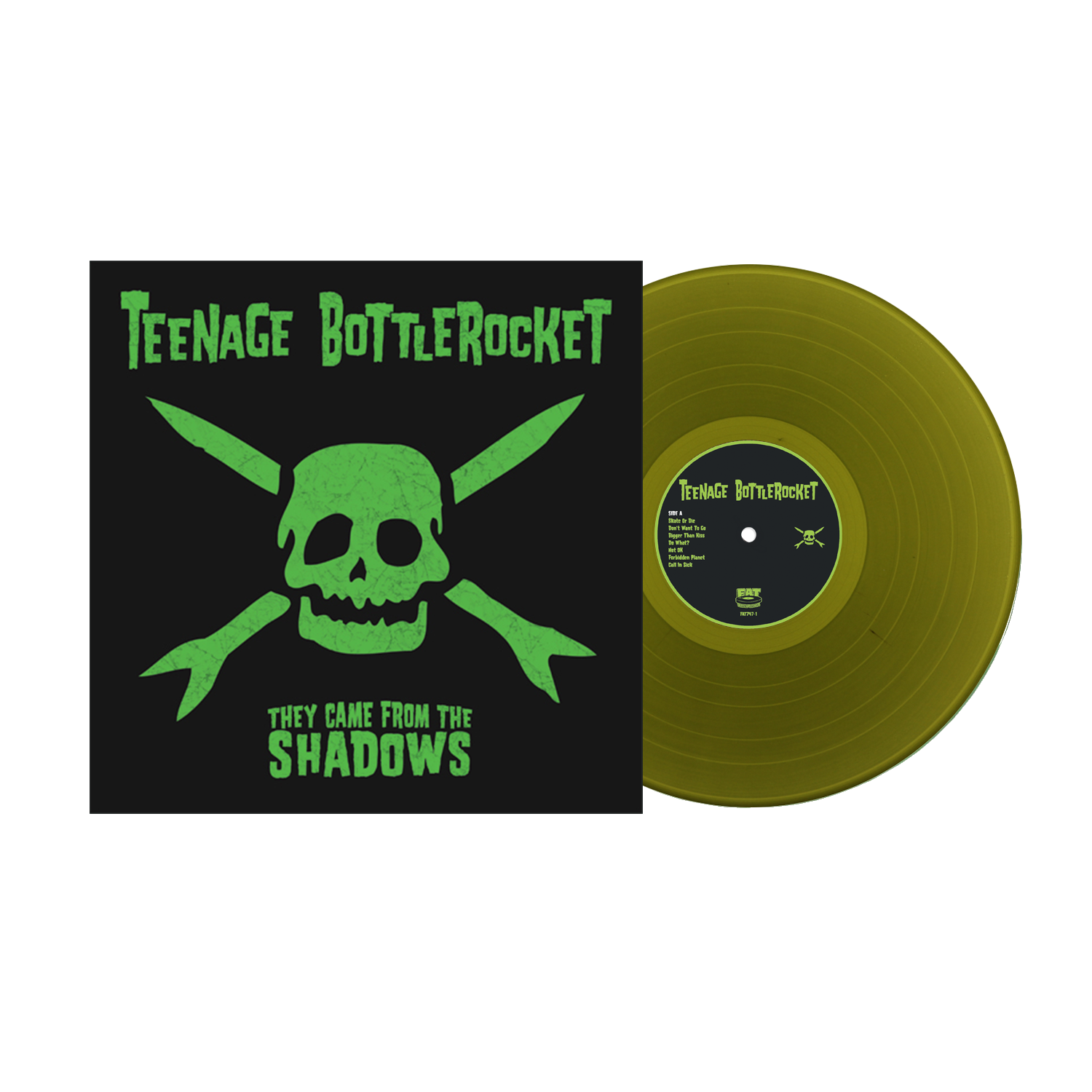 They Came from the Shadows LP by Teenage Bottlerocket album artwork