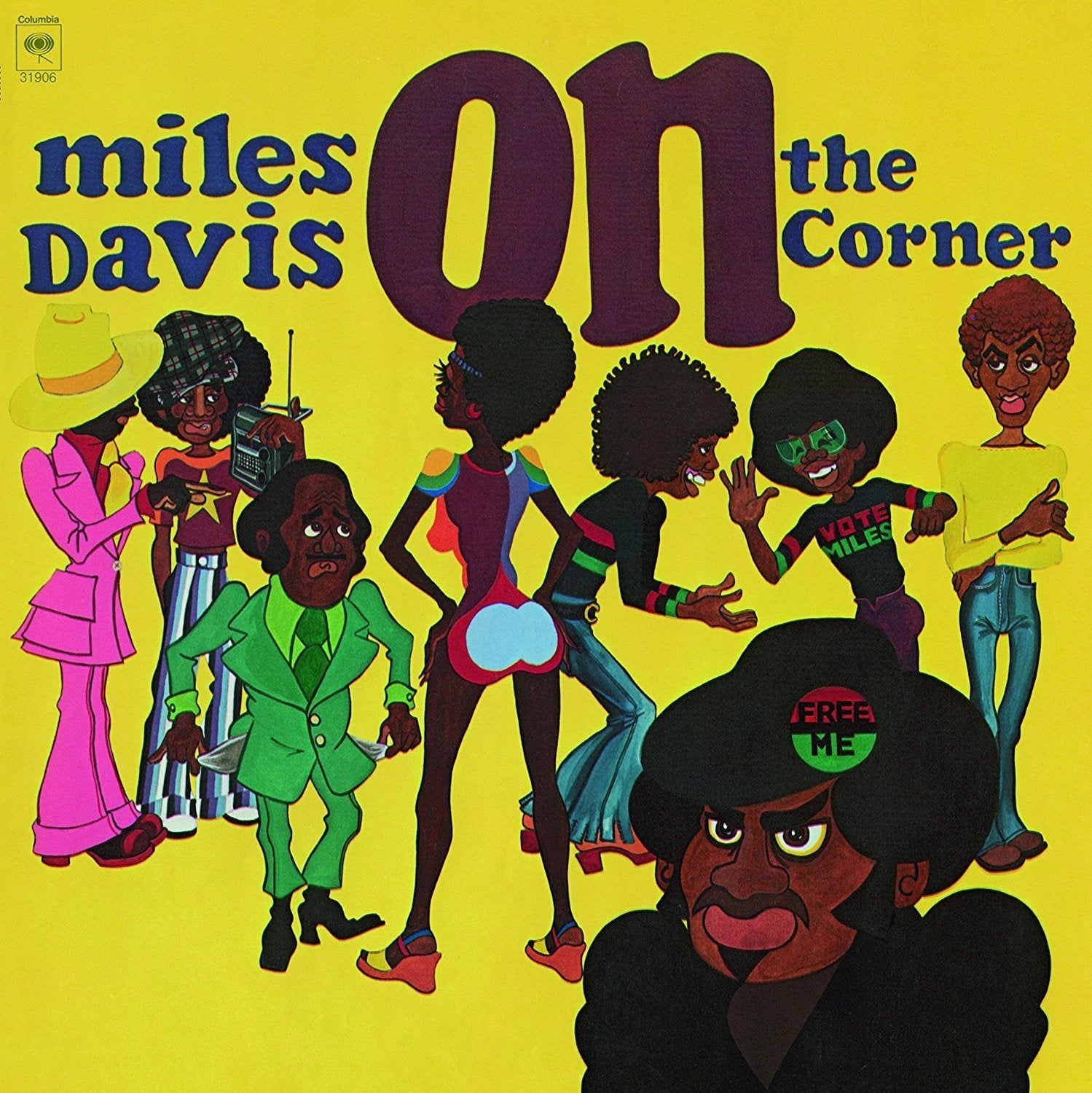 On the Corner LP by Miles Davis album artwork