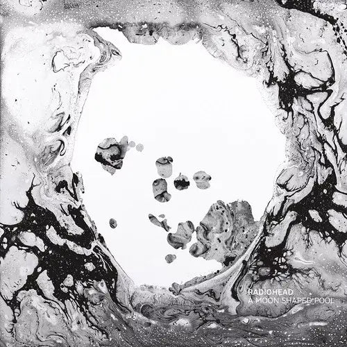 A Moon Shaped Pool CD by Radiohead album artwork