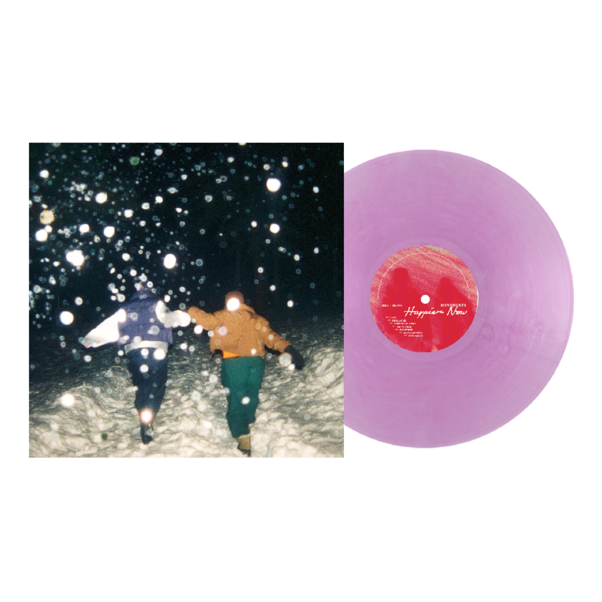 Happier Now LP by Movements album artwork