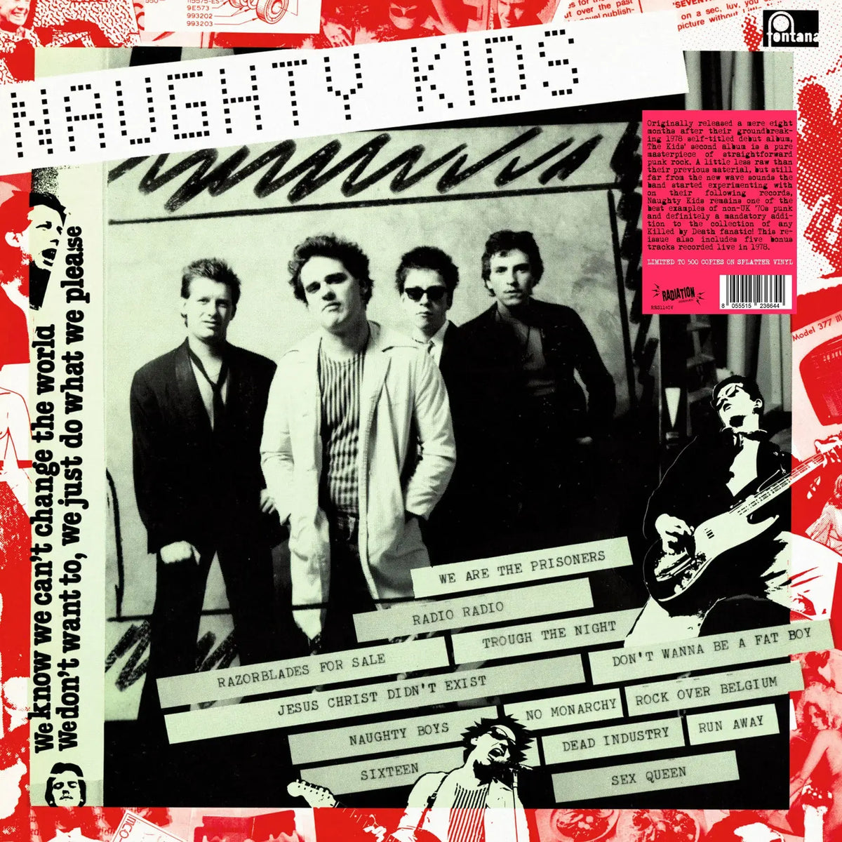 Naughty Kids LP by The Kids album artwork
