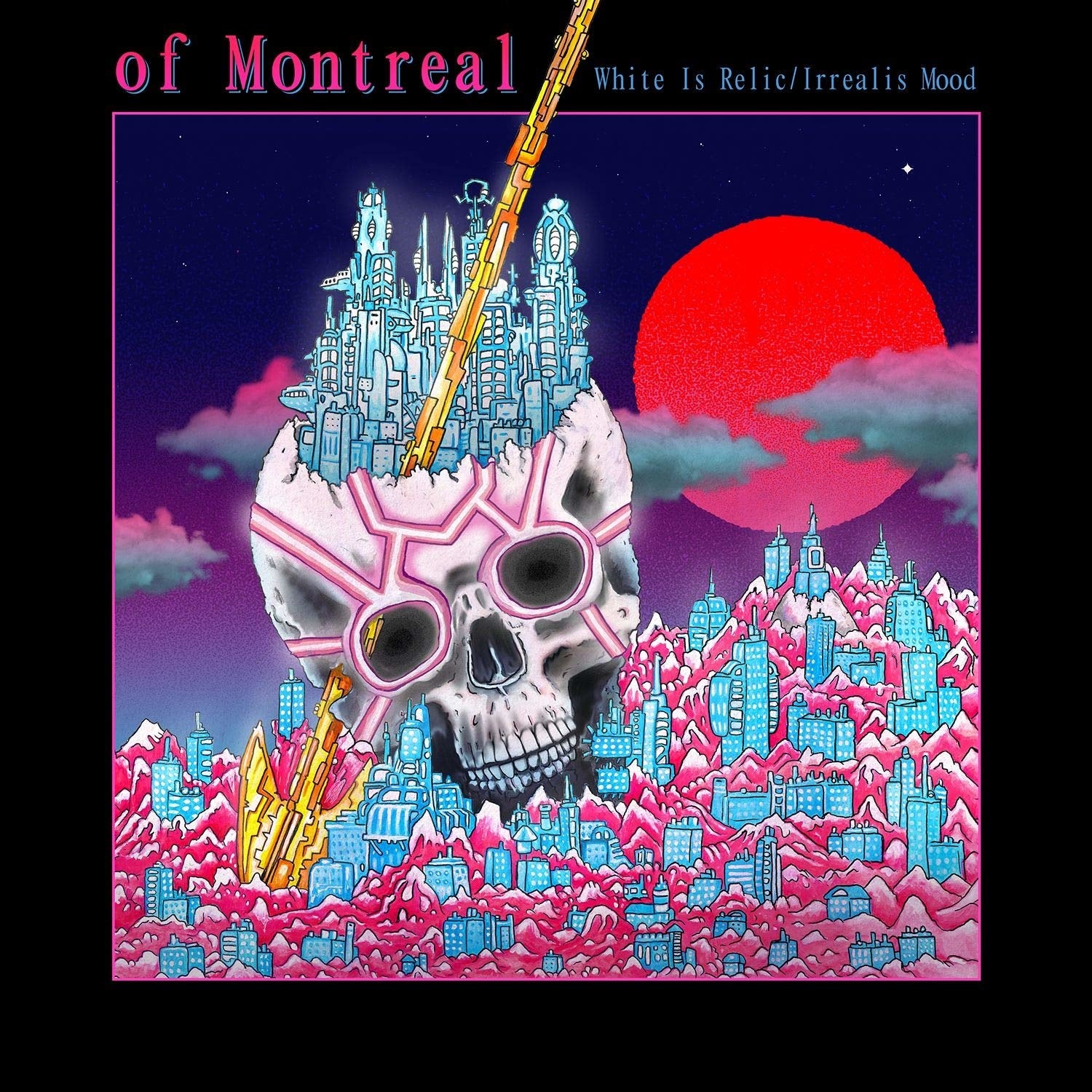 White Is Relic/Irrealis Mood LP by Of Montreal album artwork