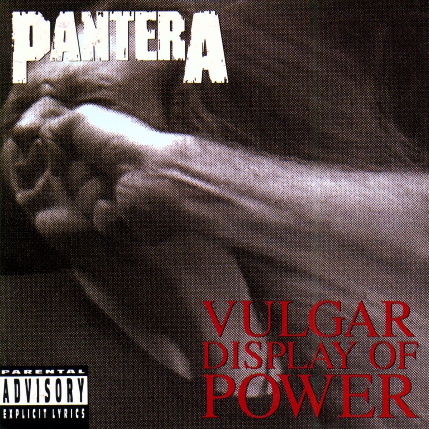 Vulgar Display of Power CD by Pantera album artwork