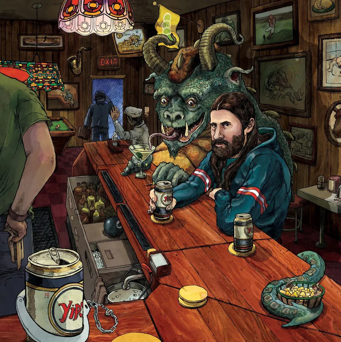 The Yips LP by Petey USA album artwork