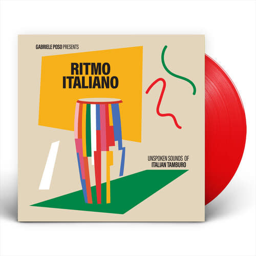 Ritmo Italiiano: Unspoken Sounds of Italian Tamburo LP by Various Artists album artwork