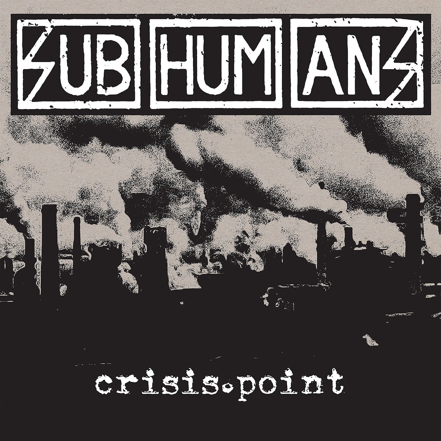 Crisis Point LP by Subhumans album artwork