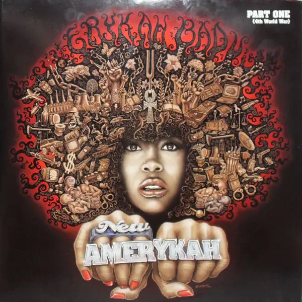 New Amerykah Part One: 4th World War LP by Erykah Badu album artwork