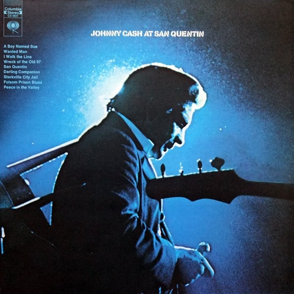At San Quentin LP by Johnny Cash album artwork