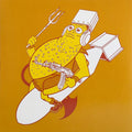 Big Dumb Riffs LP by Rickshaw Billie's Burger Patrol album artwork