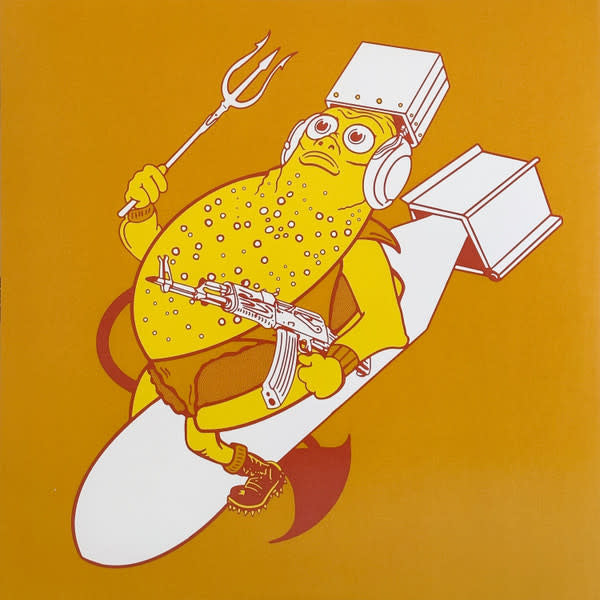 Big Dumb Riffs LP by Rickshaw Billie's Burger Patrol album artwork