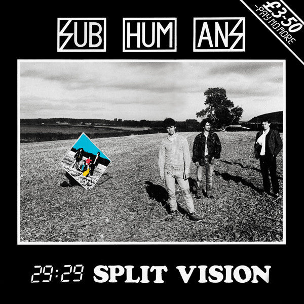 29:29 Split Vision LP by Subhumans album artwork