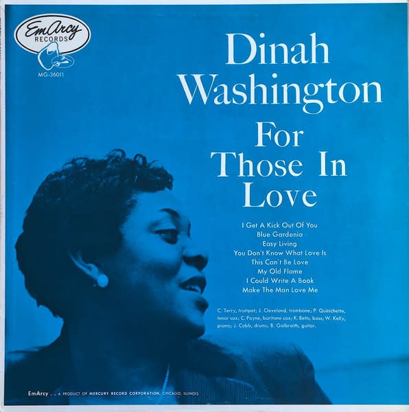For Those in Love LP by Dinah Washington album artwork
