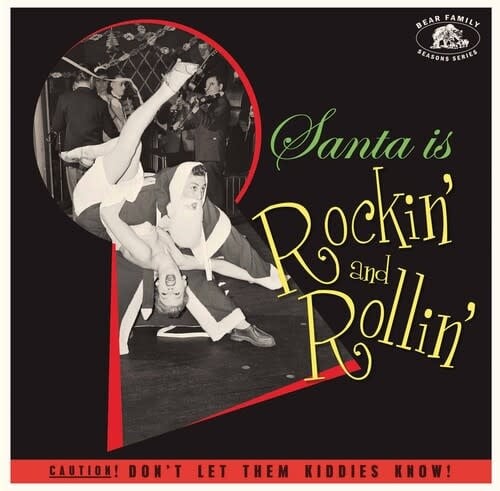 Santa Is Rockin' And Rollin' LP by Various album artwork