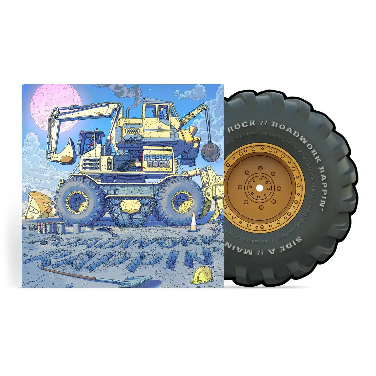 Roadwork Rappin' 7" by Aesop Rock album artwork