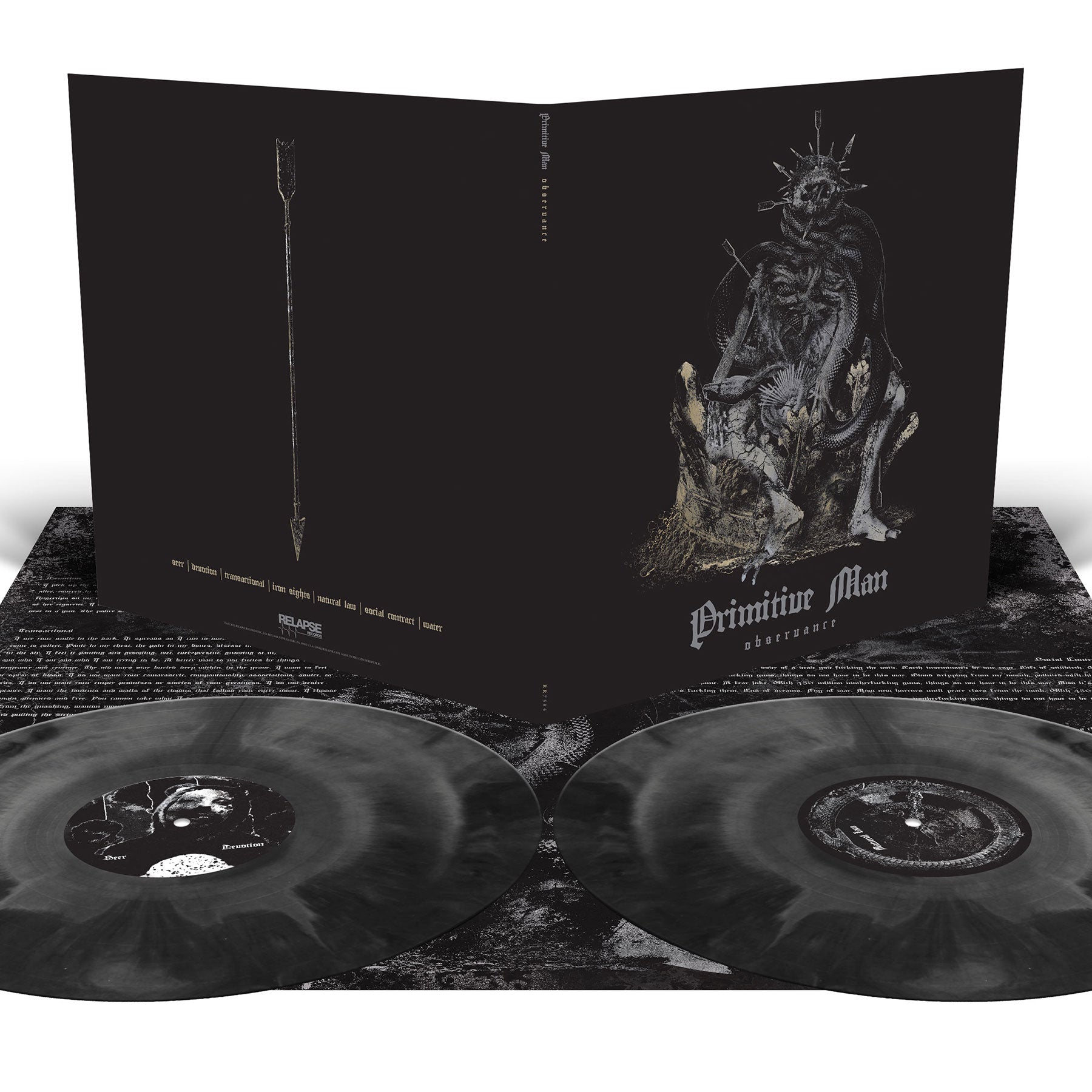 Observance 2LP by Primitive Man album artwork
