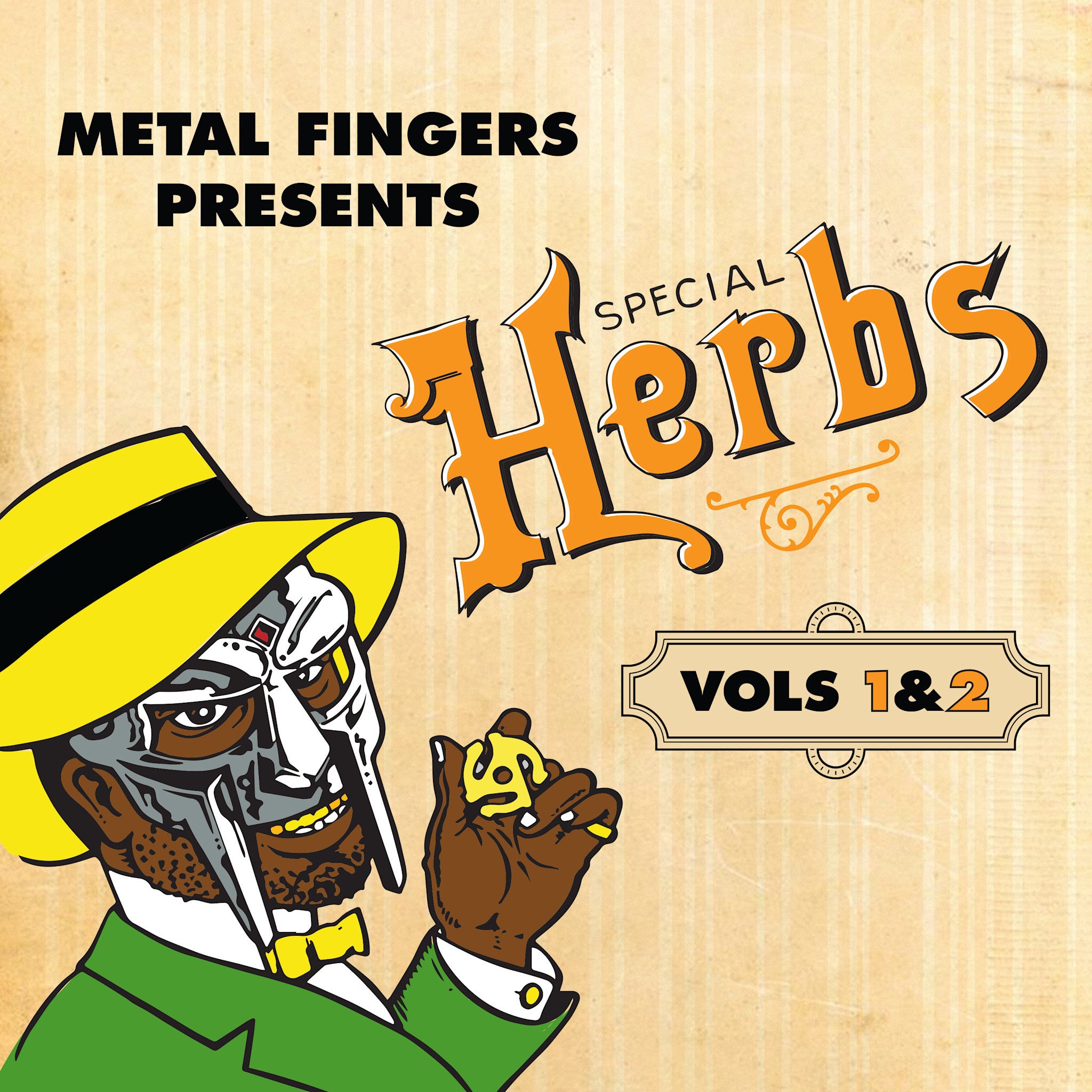 Metal Fingers Presents: Special Herbs Vol. 1 & 2 2LP by MF Doom album artwork