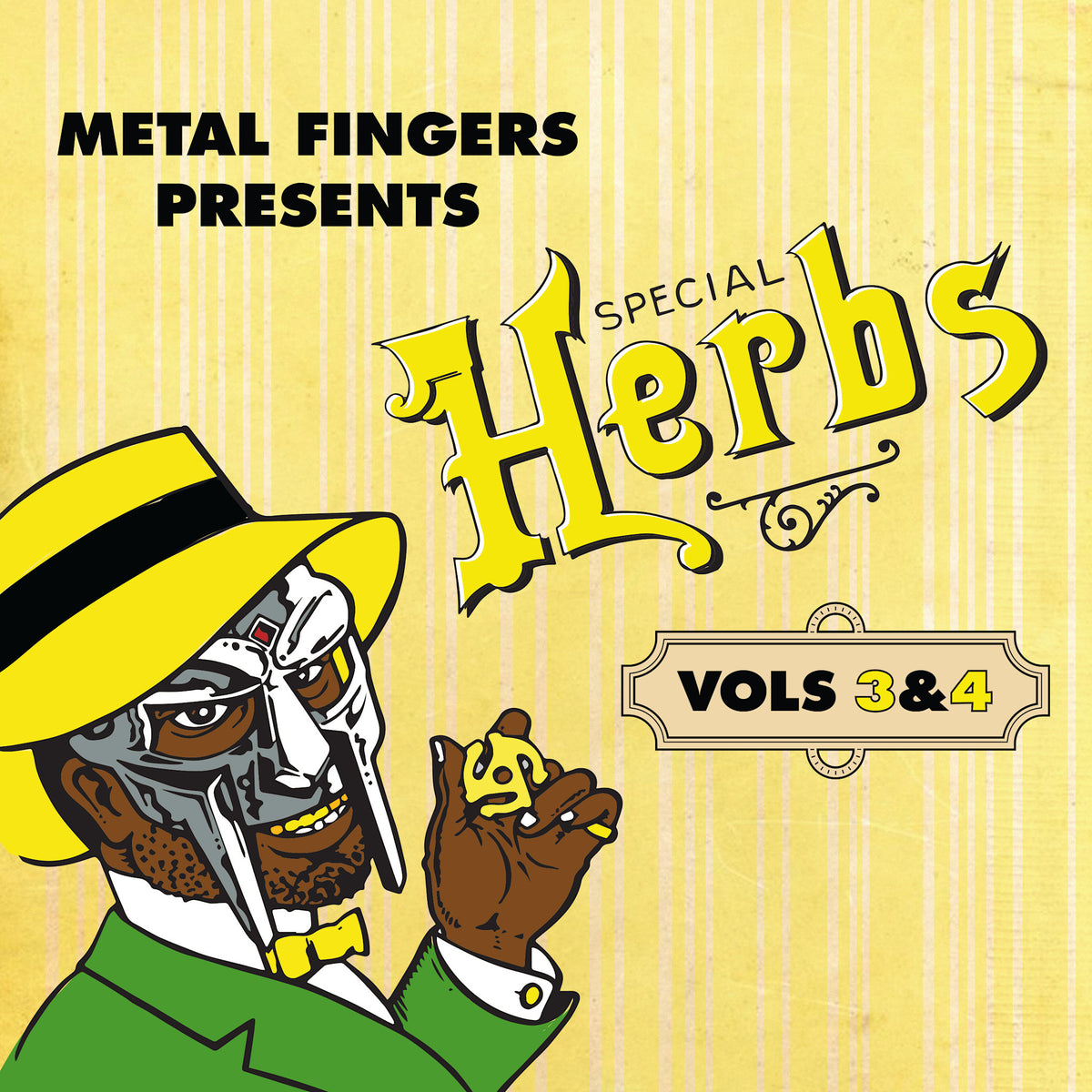 Metal Fingers Presents: Special Herbs Vol. 3 & 4 CASSETTE by MF Doom album artwork