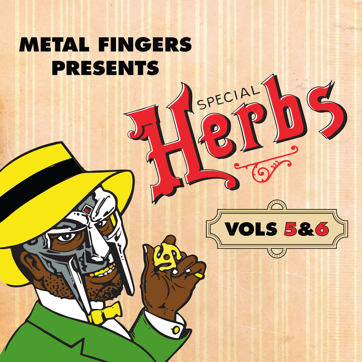 Metal Fingers Presents: Special Herbs Vol. 5 & 6 CASSETTE by MF Doom album artwork