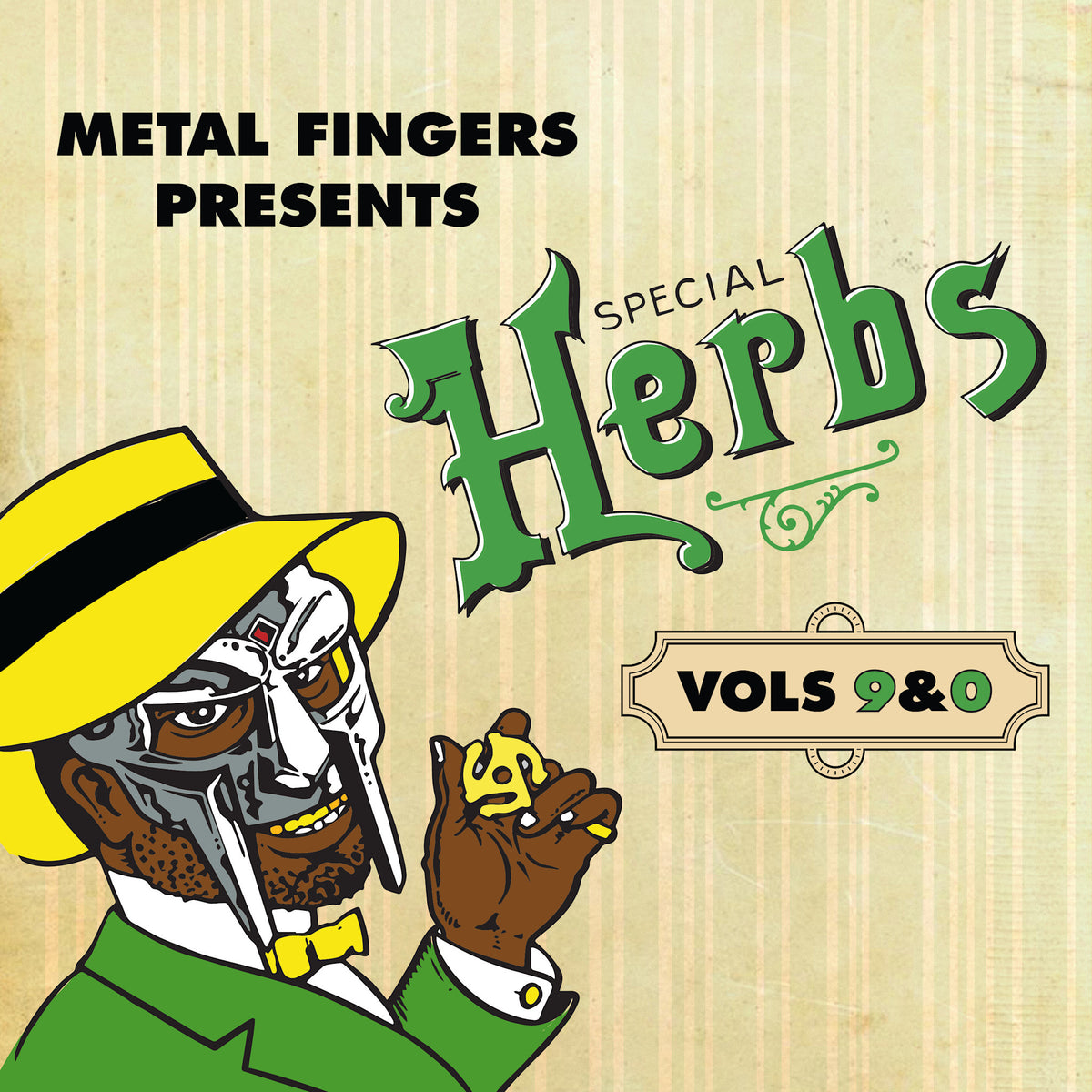 Metal Fingers Presents: Special Herbs Vol. 9 & 0 CASSETTE by MF Doom album artwork