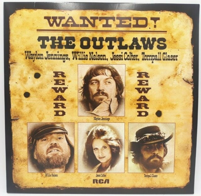 Wanted LP by The Outlaws album artwork