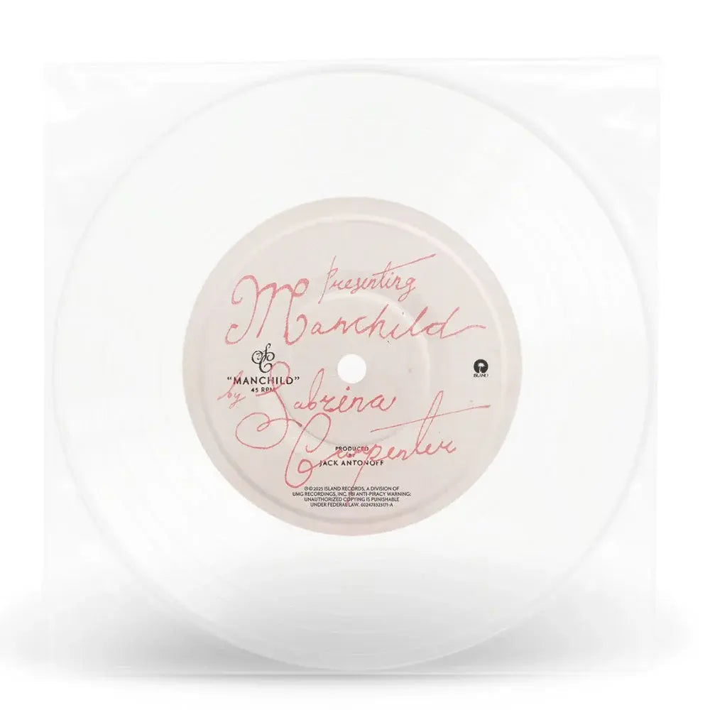 Manchild 7" by Sabrina Carpenter album artwork