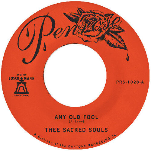 Any Old Fool/Price I'll Pay 7" by Thee Sacred Souls album artwork