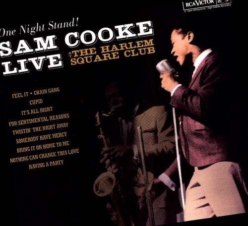 Live at the Harlem Square Club LP by Sam Cooke album artwork