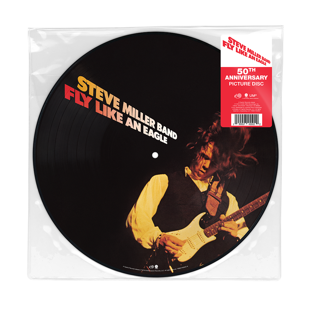 Fly Like an Eagle LP by Steve Miller album artwork