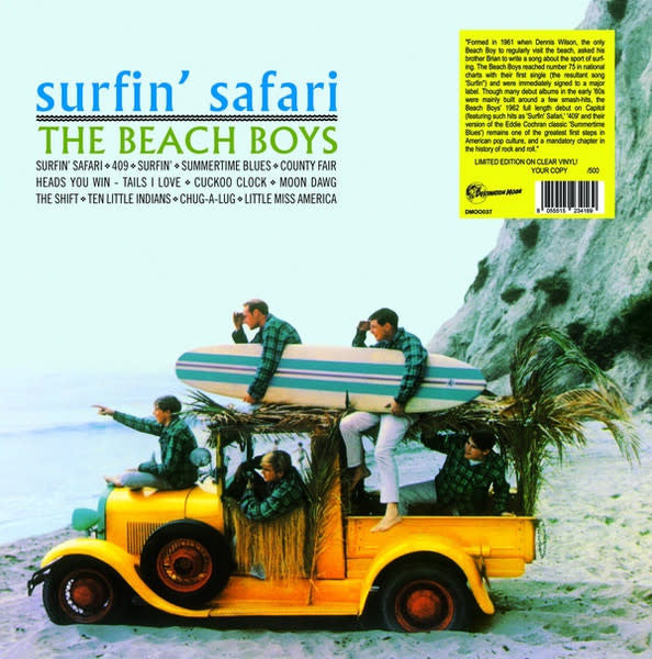 Surfin' Safari LP by The Beach Boys album artwork