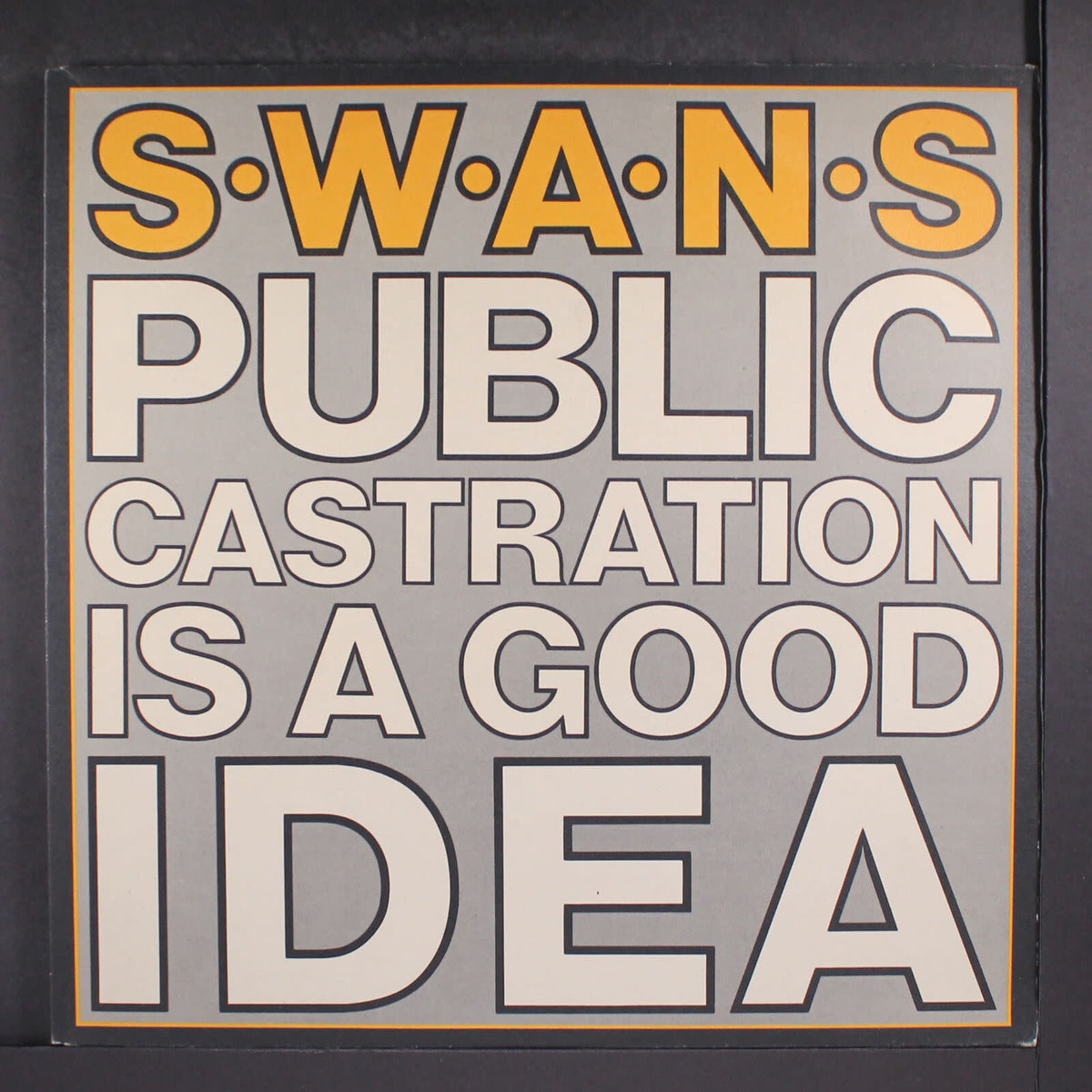 Public Castration is a Good Idea 2LP by Swans album artwork