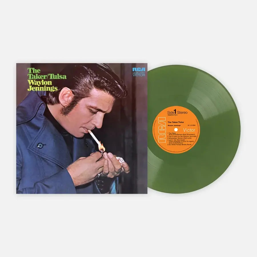 The Taker/Tulsa LP by Waylon Jennings album artwork
