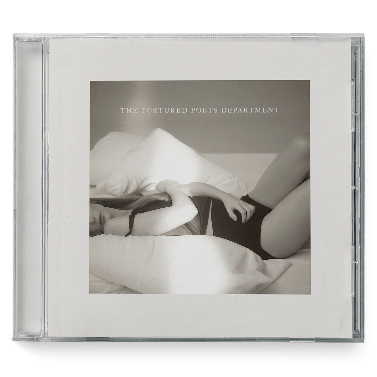 The Tortured Poets Department CD by Taylor Swift album artwork