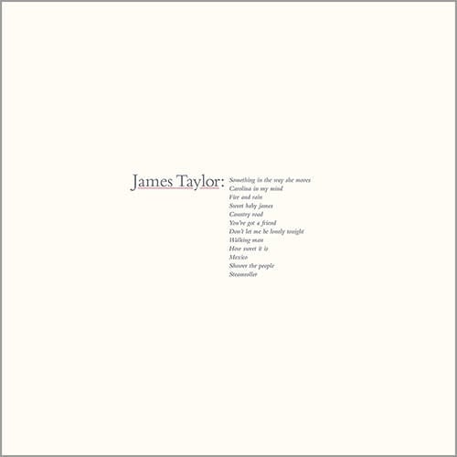 Greatest Hits LP by James Taylor album artwork