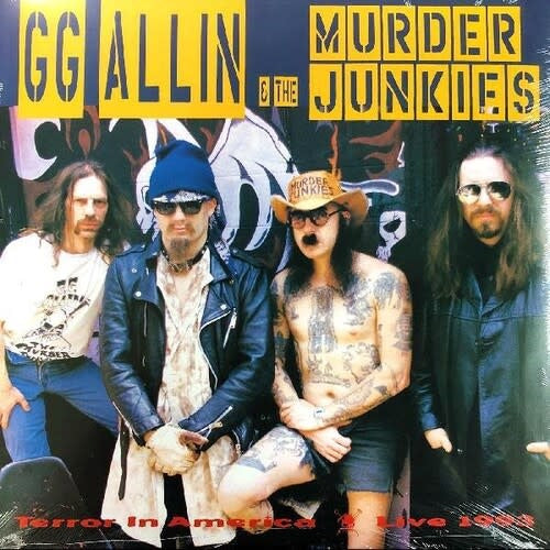 Terror in America LP by GG Allin album artwork