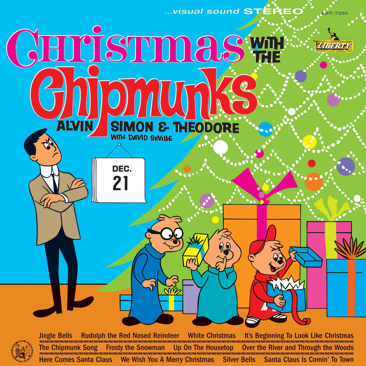 Christmas with the Chipmunks LP by Chipmunks album artwork